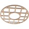 Ekena Millwork O'Neal Wood Fretwork Pierced Ceiling Medallion, Alder, 16"OD x 5 3/4"ID x 3/8"T CMWP16X16X0375ONAL - alternate 2